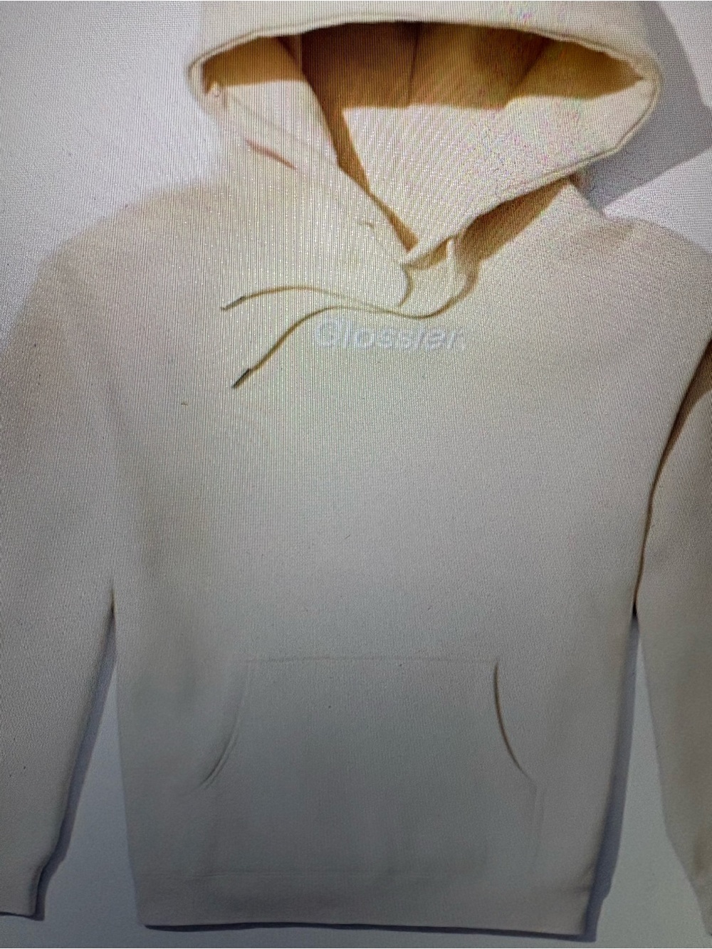 Glossier Limited Edition embroidered hoodie